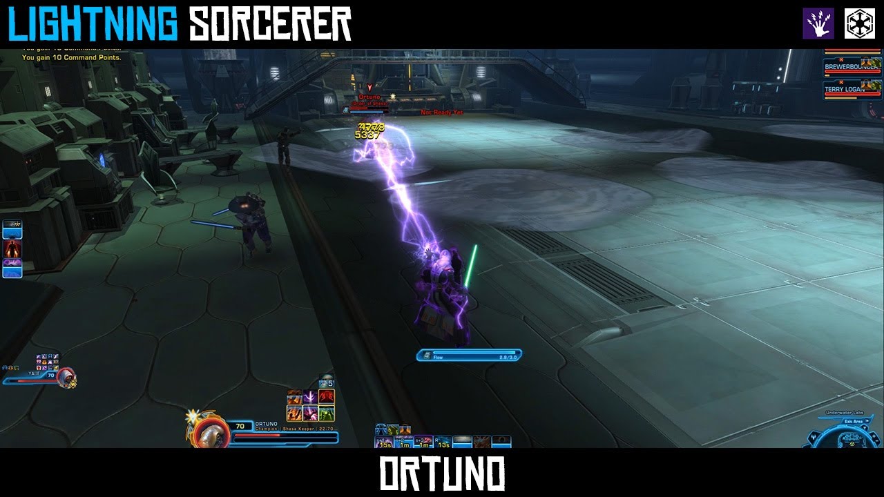 SWTOR Lightning Sorcerer | Veteran Flashpoint | Depths of Manaan ...