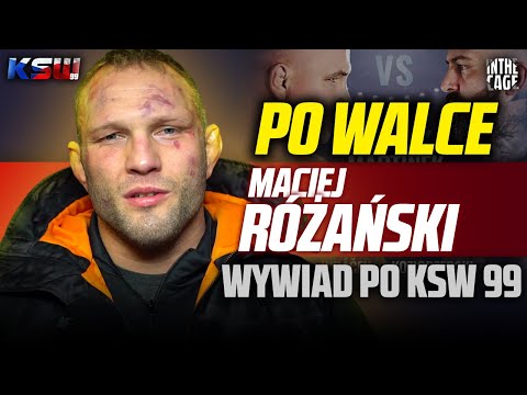 Maciek RÓŻAŃSKI - wygrywa w debiucie na KSW | Zastępstwo na KSW 100? - "Jestem żołnierzem KSW"