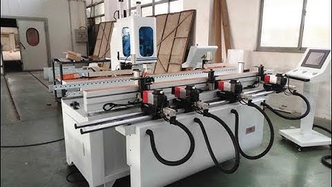 HC4120D CNC  door lock hole and hinge machine