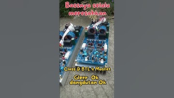 Jagonya BTL class D 4 mosfet #audioamplifier #amplifier