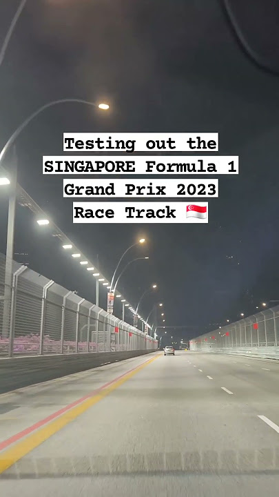Marina Bay Street Circuit | Singapore Formula 1 Grand Prix Night Race Track #Shorts