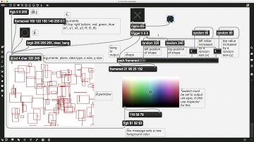 Jit.lcd basics, part 4 - Animation with a metro and toggle