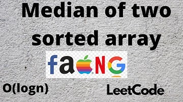 9. Median of two sorted arrays | Median of 2 Sorted arrays | Leetcode Solutions