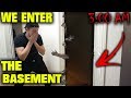 *SCARY* WE ENTERED OUR LOCKED BASEMENT AT 3 AM AND THIS HAPPENED...