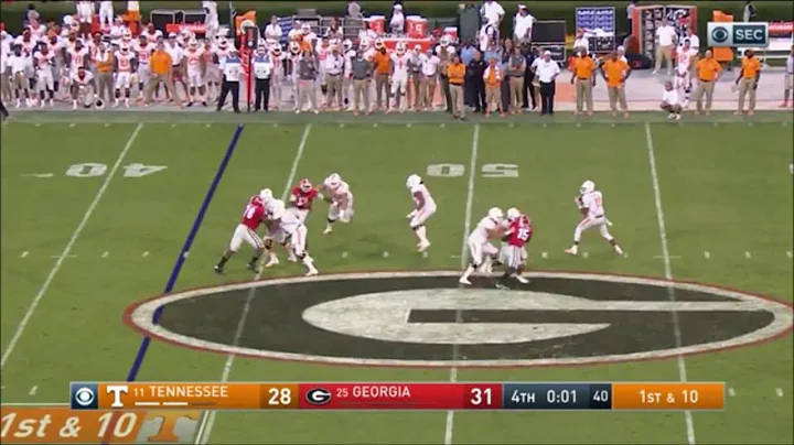 Tennessee Hail Mary vs. Georgia (10/1/2016)