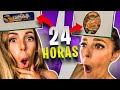 24H COMIENDO lo que EL FILTRO DE INSTAGRAM DIGA en MERCADONA!!😳