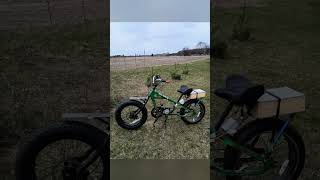 THE BILLY GOAT RAY, building a fat tire mid drive off road STINGRAY ebike