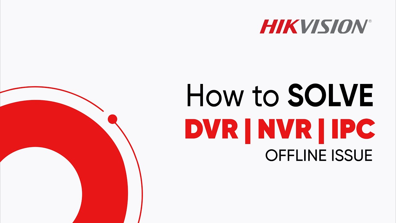 NVR DVR ও IPC অফলাইন ইস্যু কিভাবে সমাধান করবেন - YouTube