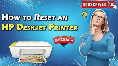 How To RESET ANY HP Deskjet Printer? | HP Printer Factory Reset | HP Printer Support