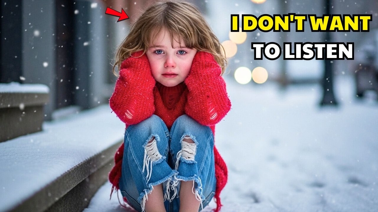 A poor little girl in the snow whispered “I don’t want to hear those words” a billionaire speechless