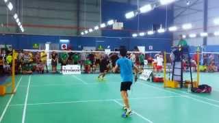 FZ Forza - ATM Badminton Challenge June 2014 Day 3 (MS Rd 3 Ho Vs Sim) #4