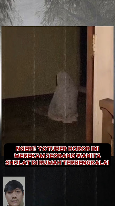 NGERI! explore rumah kosong bertemu jin sedang sholat #penampakan #hantu #jin