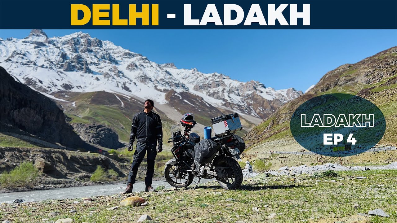 Finally reached Ladakh from delhi on my Suzuki V Strom 250 | EP 4