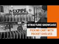 🌟Picking cart with pocket shelves | Structure Showcase