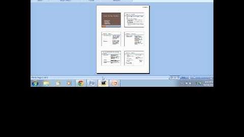 PowerPoint Slides ONTO Handout Master (On PowerPoint)