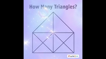 how many triangles #tere_aane_se #triangle