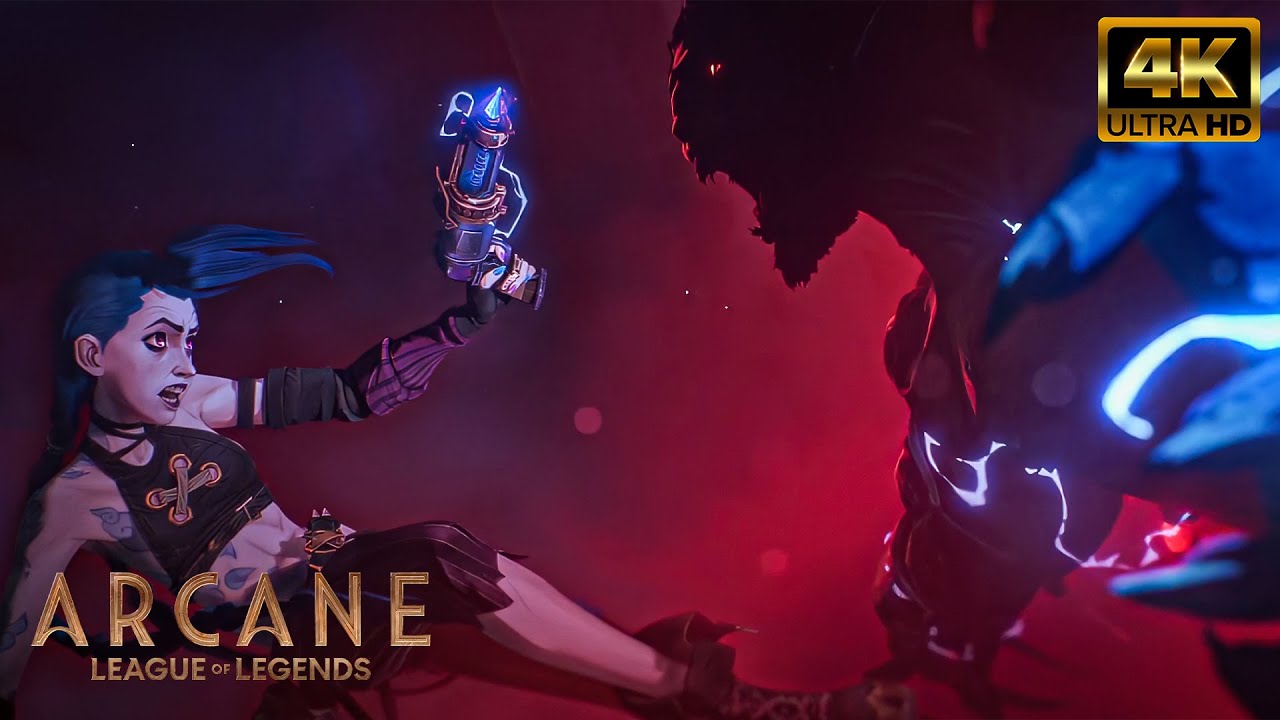[4K AI] | Arcane Season 2 | Warwick First Appearance and Fight Scene 1/ ...