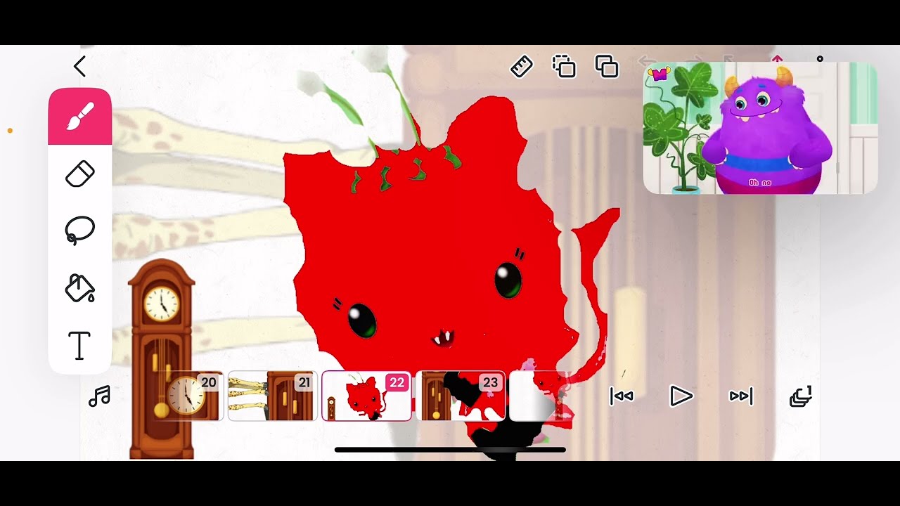 Hickory dickory dock Evil kitty fairy