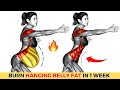 Exercises to a get flat tummy in 7 days  30min workout to burn belly fat  weight loss standing