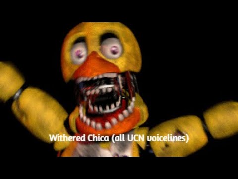 el chip and withered chica I made for a ucn collab : r