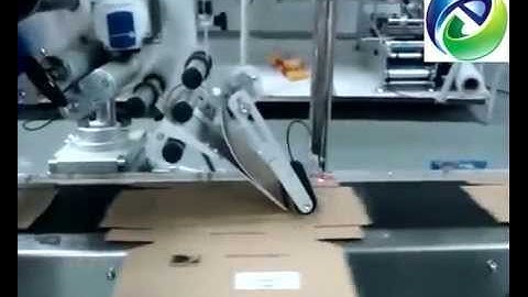 Paper Box Labeler Carton Labeling Machine corrugated case label Applicator