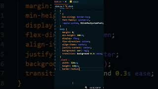 Analog Clock using HTML &amp; CSS ⏰ | Frontend Practice Project #HTML #CSS #WebDevelopment #shorts