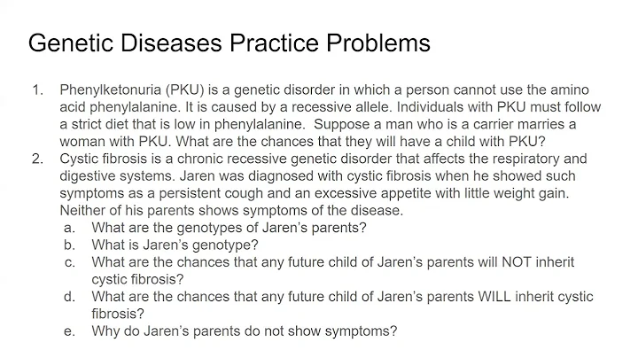 IBY2 9-7 Genetic Practice Problems & Blood Types