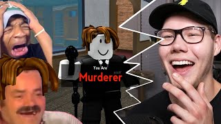 Reacting to Roblox MM2 Funny Moments Videos / Memes #32