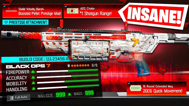 BO7 PELLET PRESTIGE MOD 😈 #1 "ECHO 12" CLASS SETUP in BLACK OPS 7! (Best Echo 12 Loadout Meta Build)