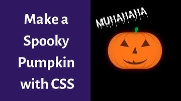 Halloween Pumpkin with CSS