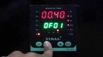VIRAL CONTROLGEARS - 12 CHANNEL SEQUENTIAL TIMER - VST 9612