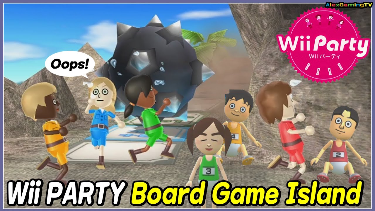 Wii Party Board Game Island Master Com Guest E Vs Pierre Vs George Vs Stephanie