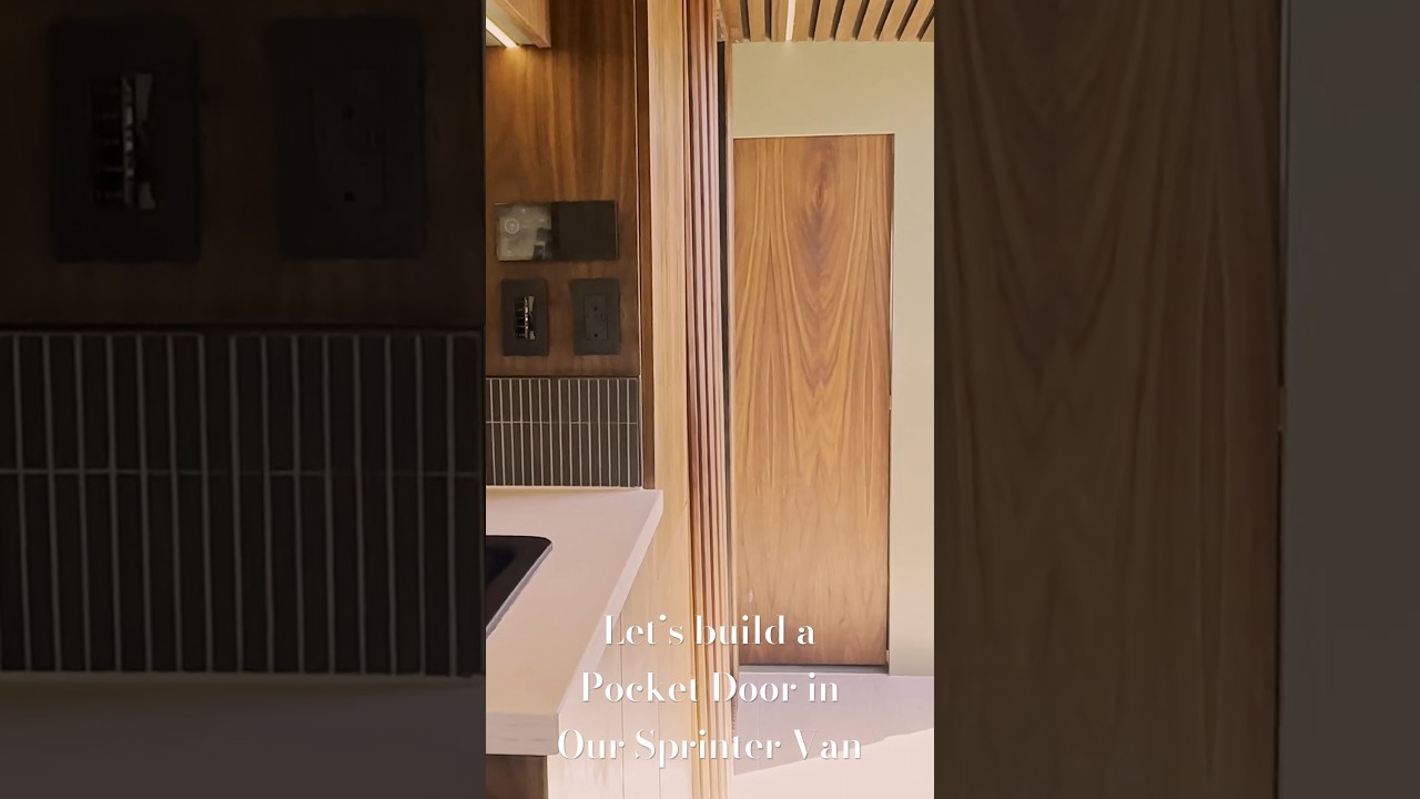 Sprinter Camper Van Pocket Door Build 