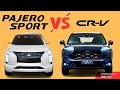 MITSUBISHI PAJERO SPORT 2023 TERBARU VS HONDA CR V HYBRID 2023 TERBARU, TENAGA BADAK, FITUR MEWAH