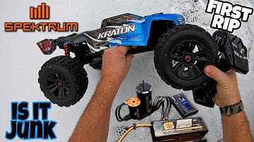 Spektrum JUNK part 2 Arrma KRATON V5 First Rip Part 1