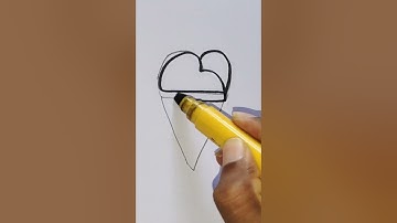 one line draw the entire shape // Is there any answer to this question ⁉️