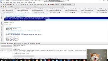 Program Menghitung Operasi jika Ganjil atau Genap, dengan bahasa C