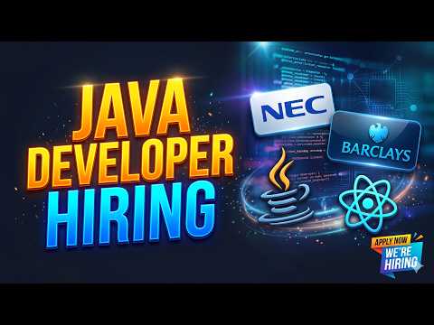 🔥 2 Java Developer Jobs in 2026 | NEC Software Solutions & Barclays | Pune Maharashtra
