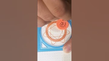 BEAUTIFUL GOLDEN SPIROGRAPH #19
