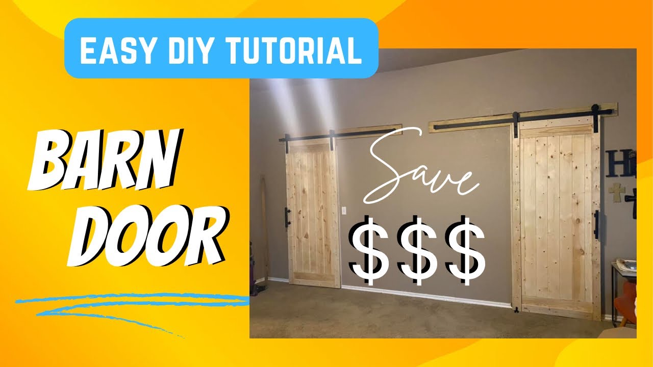 Finally Revealing Our DIY Barn Doors savemoney NOW! 🤑💲 YouTube