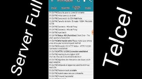 Server full telcel para http injector