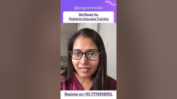 Mastering Your Pediatrics Residency Interview in Minutes #residencyinterview #match2025 #ivprep