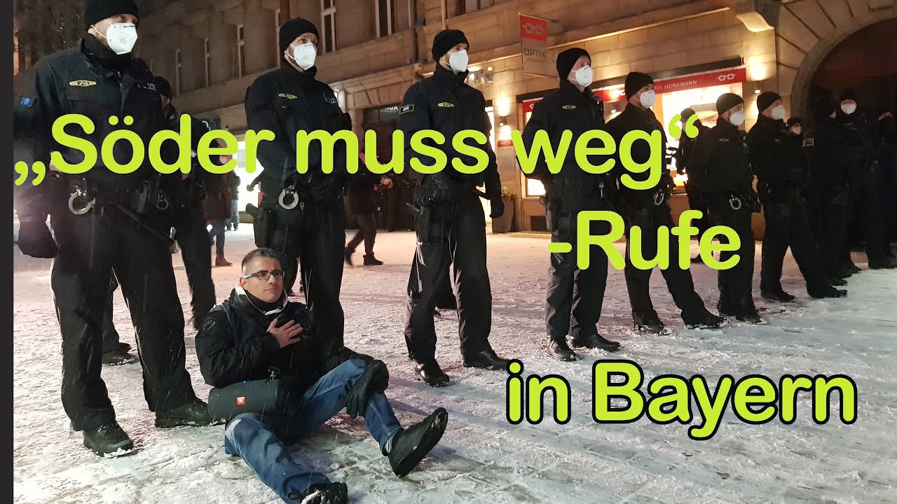 Demo-Auflösungen, Festnahmen und, „Söder muß weg“-Rufe: Was Sie bei ARD und ZDF nicht sehen werden! Demo-Auflösungen, Festnahmen und, „Söder muß weg“-Rufe: Was Sie bei ARD und ZDF nicht sehen werden!
