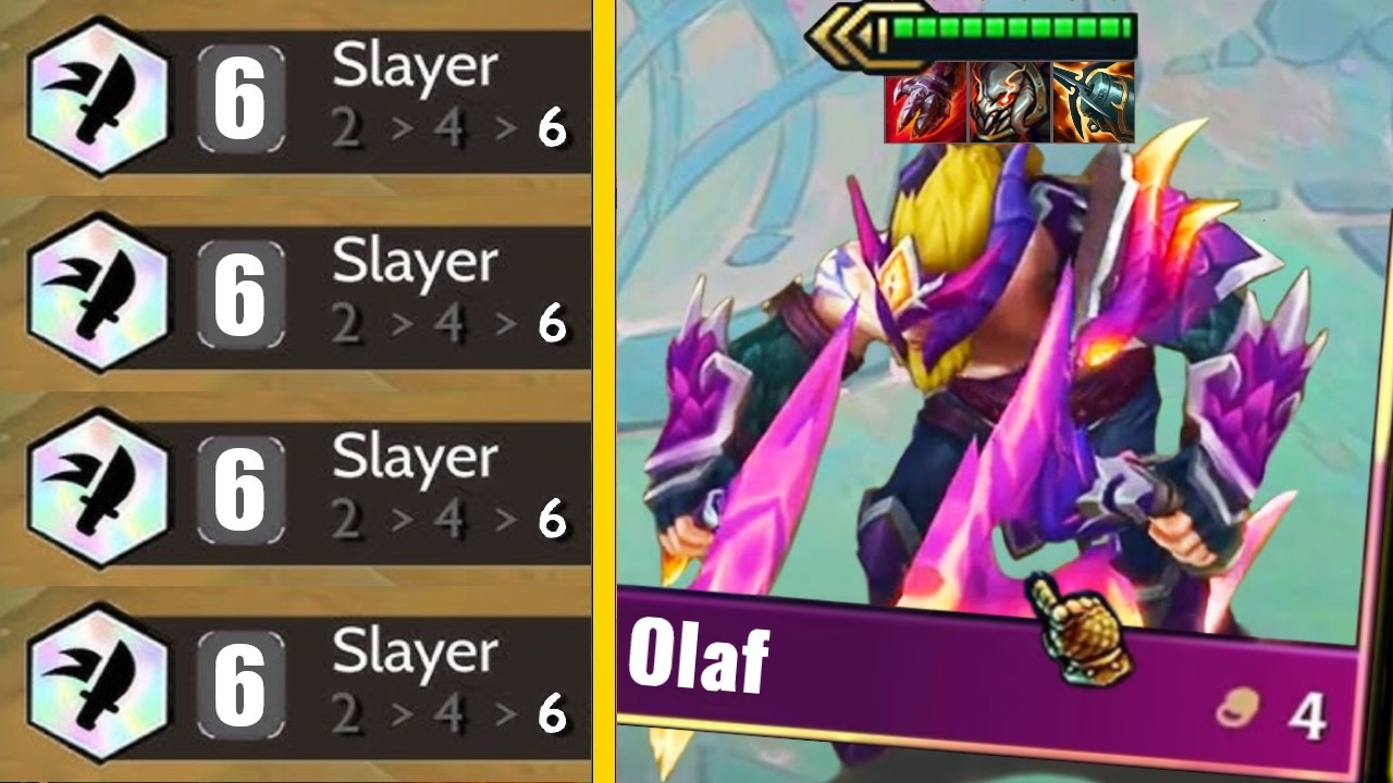 Dominating With ⭐️⭐️⭐️ Olaf + 9 Slayer in TFT Set 4.5