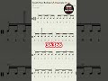 South Paw Builder Example 3!🥁. #drumlessons #drumnotation #drums #musiceducation #drumming