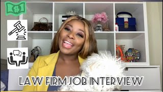 LAW FIRM JOB INTERVIEW/ 3 Most important questions