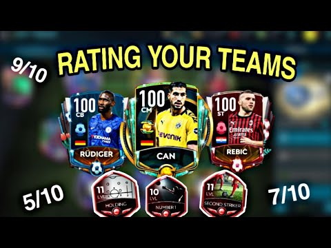 RATING YOUR TEAMS \u0026 SUGGESTING IMPROVEMENTS | EPISODE 2 | FIFA MOBILE 20