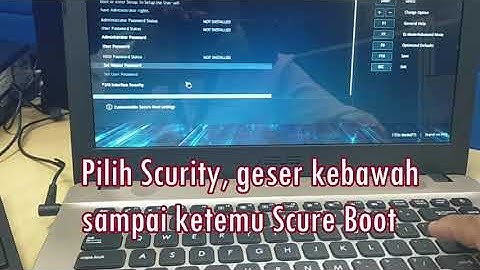 Mengatasi Masalah Tidak Bisa Install "Invalid Signature Detected,check secure boot policy in setup"