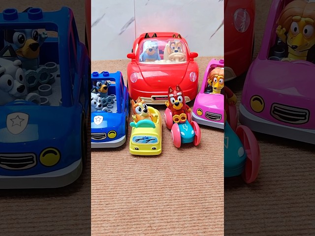 Satisfying with Unboxing & Review Family Bluey Playset Toy ASMR #toys #bluey #shorts