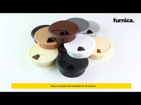 Passe-câble en plastique 60mm - Métallique